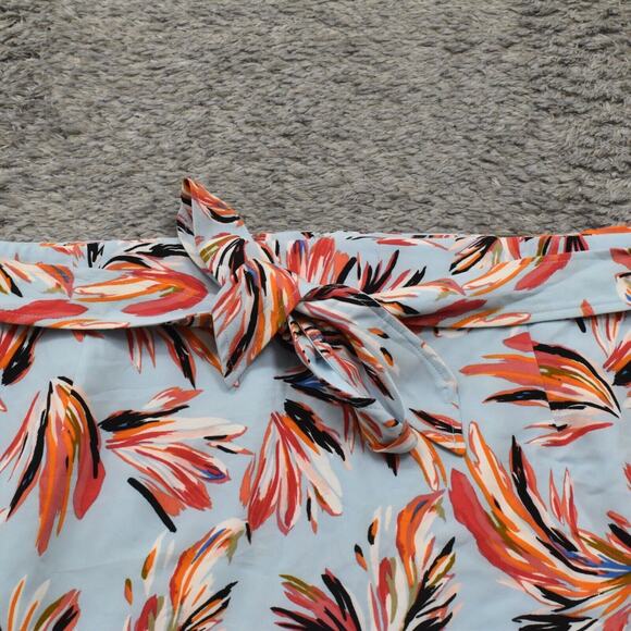 Lane Bryant Women's Size 28 Straight & Pencil Skirt Multicolor Polyester Zip Fl - Picture 6 of 8